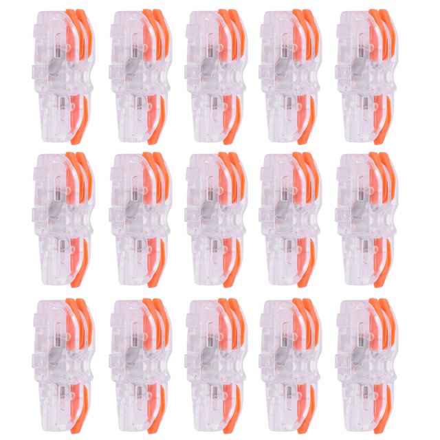 20Pcs Electrical Wire Connector SPL Quick Connector Wire Connectors 1 in 2 Out SPL Quick Press Type Parallel Connector