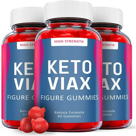 (3 Pack) Keto Viax ACV Gummies - Supplement for Weight Loss - Energy & Focus Boosting Dietary Supplements for Weight Management & Metabolism - Fat Burn - 180 Gummies