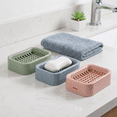 thumbnail image 3 of Mesh Soap Dish Bathroom and Shower Soap Holder Plastic Double-Layer Drain Soap Box for Bathroom Counter,Kitchen,Toilet,Soap(3pc), 3 of 6
