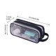 thumbnail image 3 of Estuche de lápices transparente de malla de doble capa | Gran capacidad para 80 bolígrafos | Poliéster de nailon duradero | Elegante para estudiantes | Perfecto para el almacenamiento de artículos, 3 of 7
