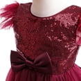 thumbnail image 4 of SUEE Girls Christmas Backless Dress Bowknot Birthday Wedding Party Formal Gown, 4 of 6