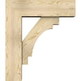 thumbnail image 3 of Ekena Millwork 8"W x 26"D x 30"H Merced Block Rough Sawn Bracket w/ Offset Brace, Douglas Fir, 3 of 25