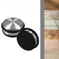 Heavy Duty Non Drilling Door Stopper Silent Rubber Barrier Easy Fit