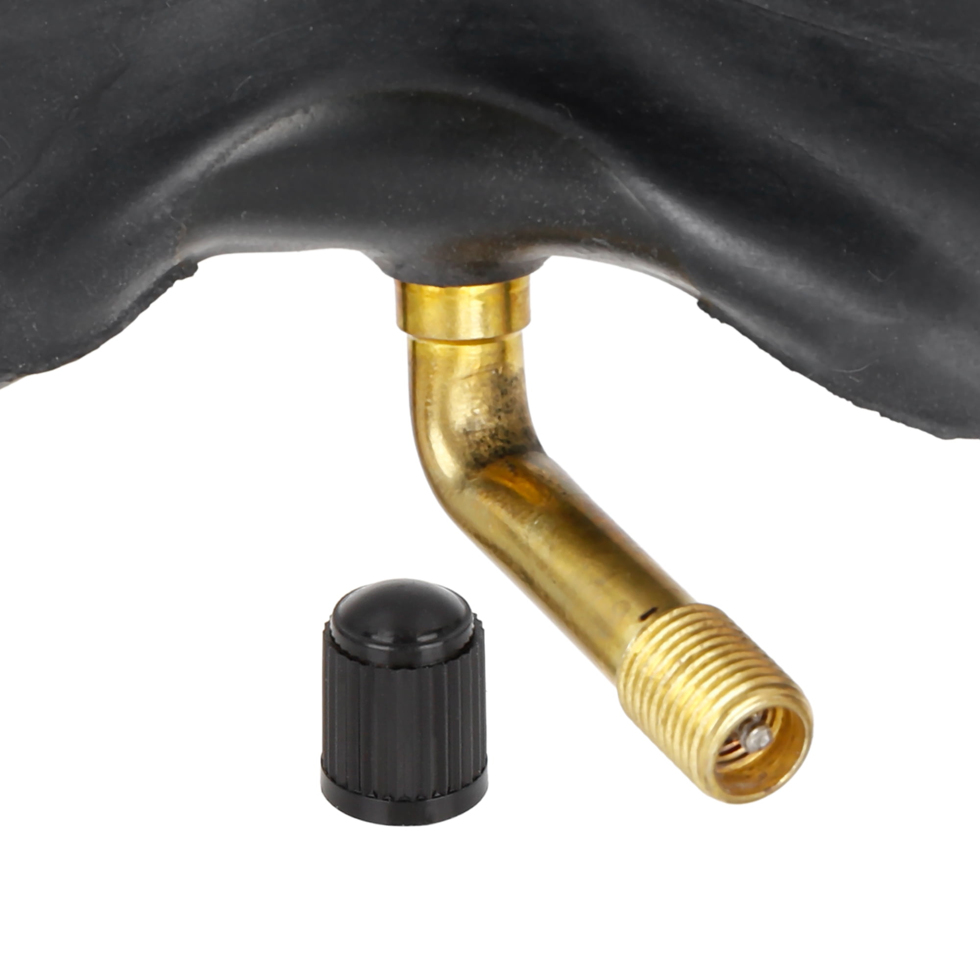 Unique Bargains 14 Inch Rubber Bicycle Bike Inner Tube 14" x 2.125" US Type 34mm Bent Valve  for Mountain Bike Black