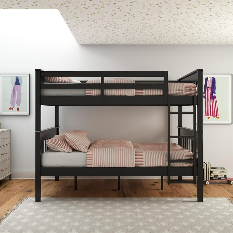 Novogratz Max Full-Over-Full Wood Bunk Bed for Kids & Adults Novogratz Max Full-Over-Full Wood Bunk Bed for Kids & Adults