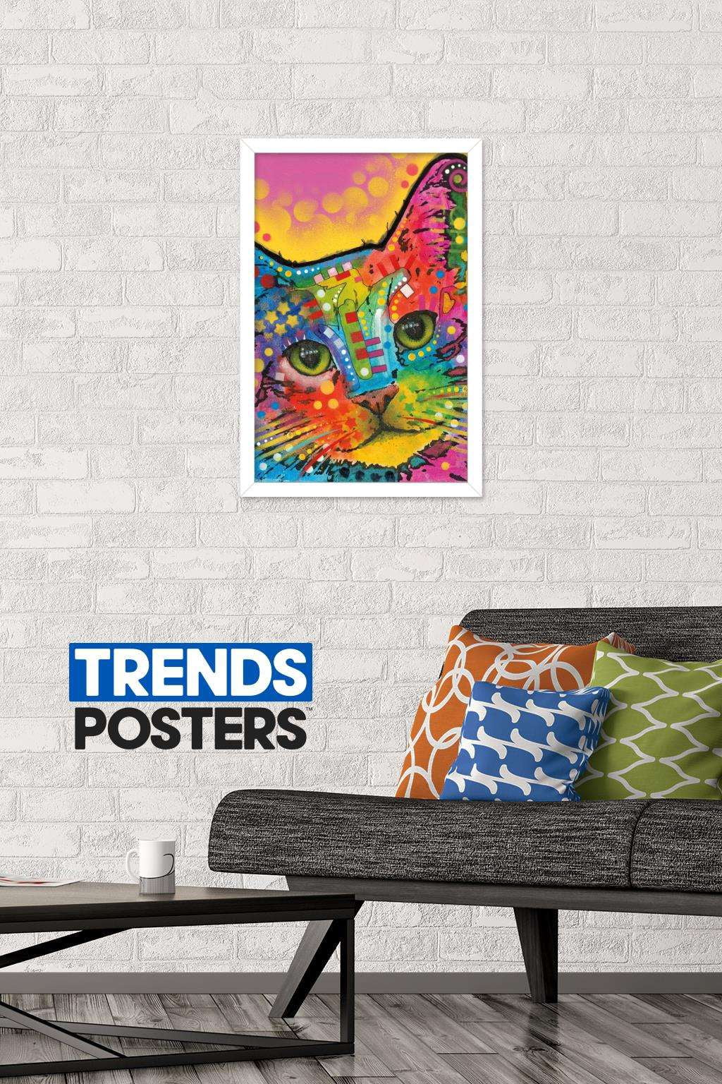 Dean Russo - Cat Wall Poster, 14.725" x 22.375", Framed