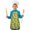 Green Dinosaurs Skeletons, variant on Green Dinosaurs Skeletons Pattern Kids Aprons for Girls and Boys,Adjustable Neck Strap Toddler Aprons for Kids Cooking Baking