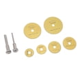 thumbnail image 1 of HSS Saw Blade, Easy To Use Mini Incisive HSS Cutting Disc Set Ultra Thin 8Pcs Gold  For Plastic For Non Metallic Materials, 1 of 8