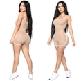 thumbnail image 4 of ZUARFY Women Sleeveless Bodycon Jumpsuit One Piece Sexy Spaghetti Strap Short Rompers, 4 of 19
