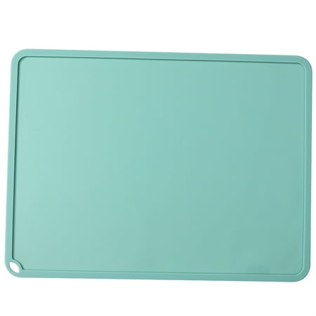 

Wanwan Student Placemat with Hanging Hole Anti-scalding Long Lasting Heat Insulation Oversized Food Grade Silicone Table Mat for Banquet