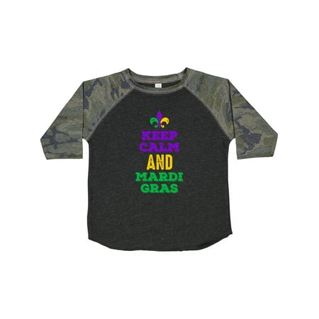 

Inktastic Keep Calm Mardi Gras Gift Toddler Toddler Girl T-Shirt