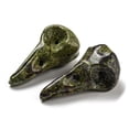 thumbnail image 2 of 5 pc Natural Dragon Blood Pendants Bird Head Skull Charms 47~49x20~22x20~22mm Hole: 2~2.5mm, 2 of 4