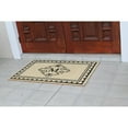 thumbnail image 5 of First Impression Artistic Bordered Medallion Monogrammed Indoor/Outdoor Door Mat, 5 of 11