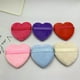 thumbnail image 2 of Borla de polvo triangular, borla de terciopelo corta, borla de polvo de pie, borla de terciopelo para maquillaje, esponja súper suave de doble cara, borla de polvo negra en caja, 2 of 5