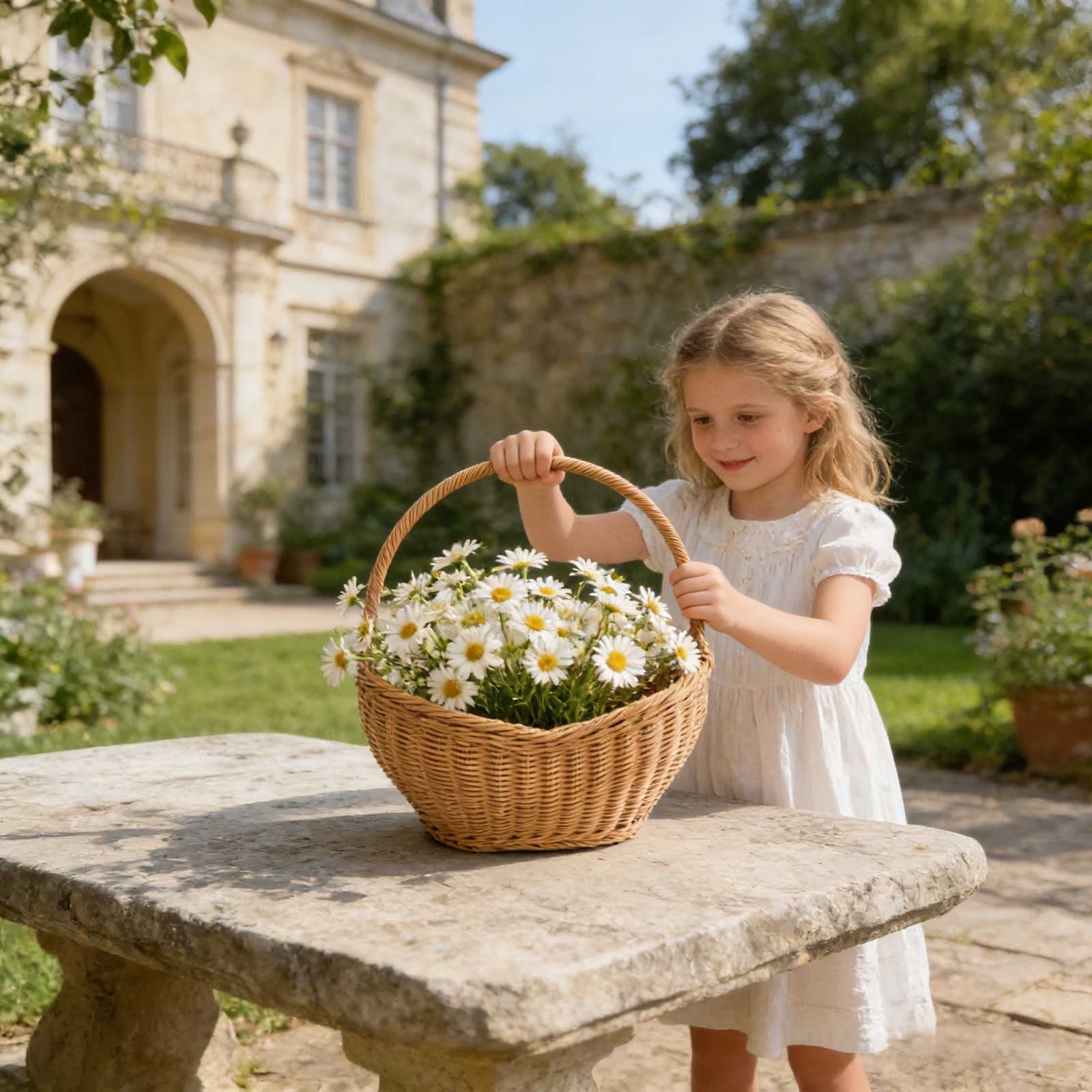 Handmade Picnic Basket with Handles Natural Large Willow Hamper Basket for Easter Eggs Candy Storage Basket for Toy Flower Wedding