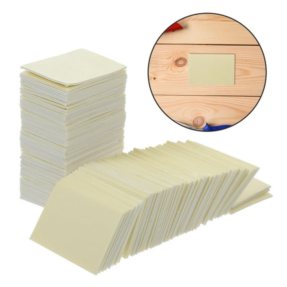 NICEXMAS Heavy Duty Double Sided Mounting Tape 100 Pieces 2.36 x 1.57 x 0.04 Inches Strong Adhesive Strips for Home and Office