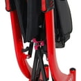 thumbnail image 4 of Drive Medical Nitro Euro Style Rollator Walker Lightweight 4-Wheel Rolling Walker, Red, 300 lb Limit, 4 of 7