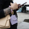thumbnail image 2 of Cartera de moda Sunnimix Llavero Soporte borla lavanda, 2 of 6