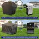 thumbnail image 4 of Cubierta para Barbacoa, Lona para Barbacoa, Doble Capa Impermeable 600D con Hebilla Fija Ajustable, Cubierta para Parrilla para Barbacoa Weber, Lona Impermeable para Barbacoa (152 cm/60 Pulgadas), 4 of 5