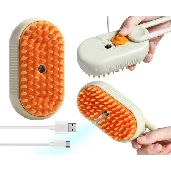 Brigita Pet Comb: Efficient Hair Removal & Soothing Massage for Cats and Dogs