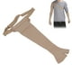 thumbnail image 1 of Manga de Brazo de Compresión de Linfedema, Manga de Brazo de Edema de Linfedema de Pulgar, Manga de Brazo de Soporte de Mastectomía Posterior de Poliuretano para Soporte de Hinchazón(XL-Correcto) EOTVIA NO, 1 of 6