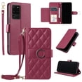 thumbnail image 5 of Funda tipo billetera GANGXUN para Samsung Galaxy S20 Ultra – Tapa abatible con correa para mujer, 5 of 5