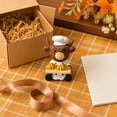 thumbnail image 6 of Resin Statues,Cute Highland Cow Figurine with Croissant Tray for Kitchen Livingroom Countertop Fall Decor, 6 of 7