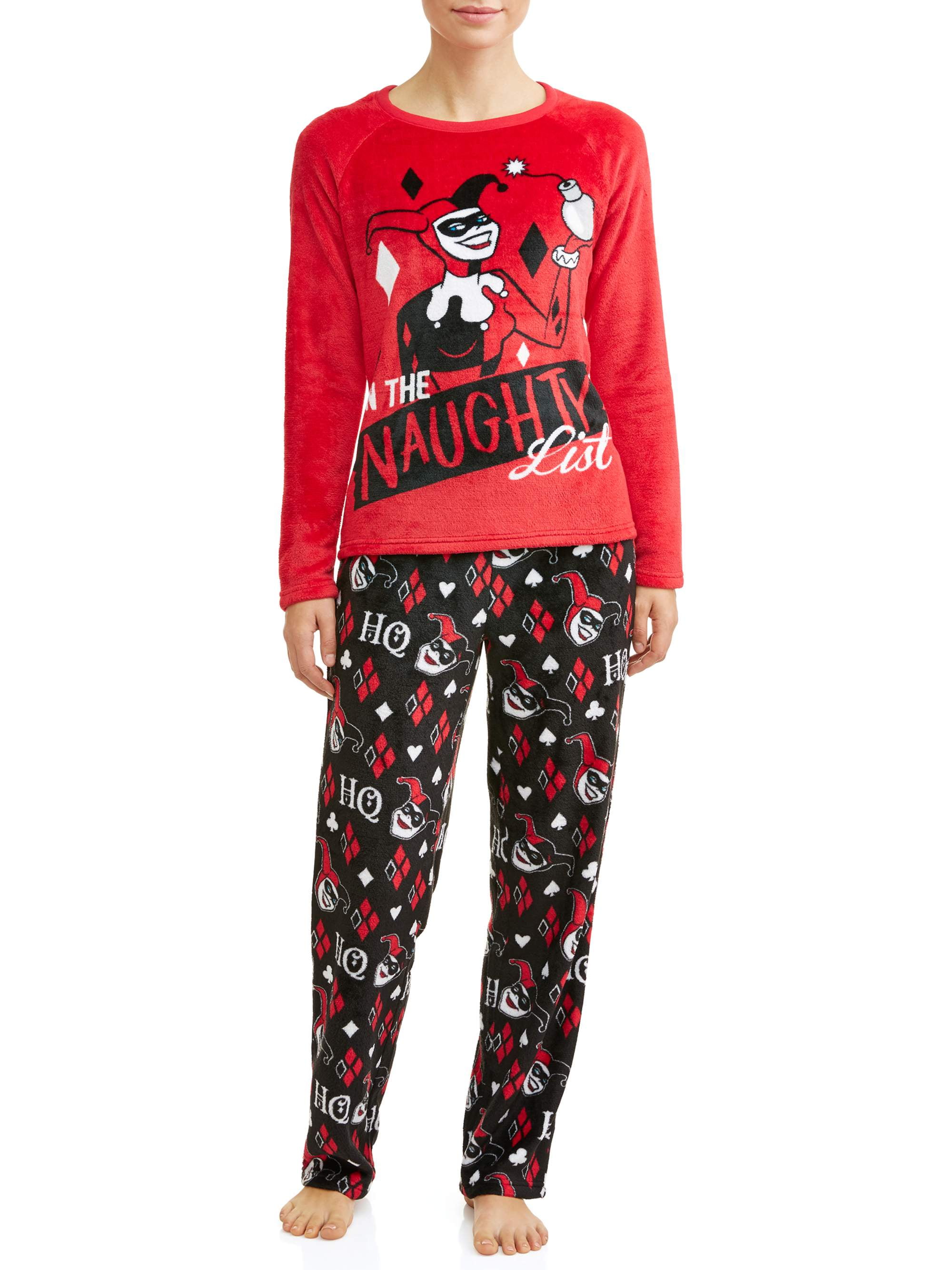 Harley Quinn Women's and Women's Plus Pajama Set - Walmart.com