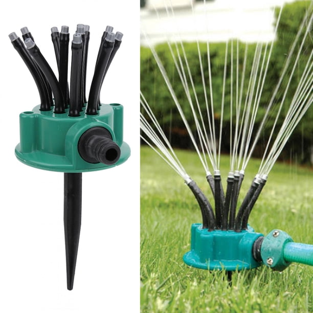Boquilla Rociadora, Aspersor De Plástico ABS De Con Rotación De 360 grados Para Patios, Césped, Macizos De Flores