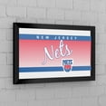 thumbnail image 2 of New Jersey Nets Hardwood Classics Ready-To-Hang Black Framed Wall Mirror, 2 of 4