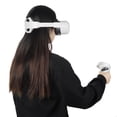 thumbnail image 4 of Sidaley Soporte cómodo ajustable de realidad virtual con almohadilla, diadema de ABS, correa extraíble para la cabeza, reemplazo de jugador para Electrónica, 4 of 6