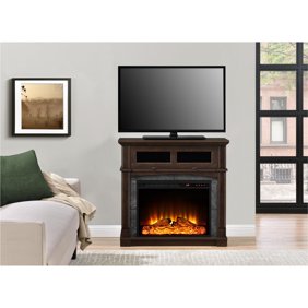 Dimplex Montgomery Media Console Electric Fireplace With Logs For