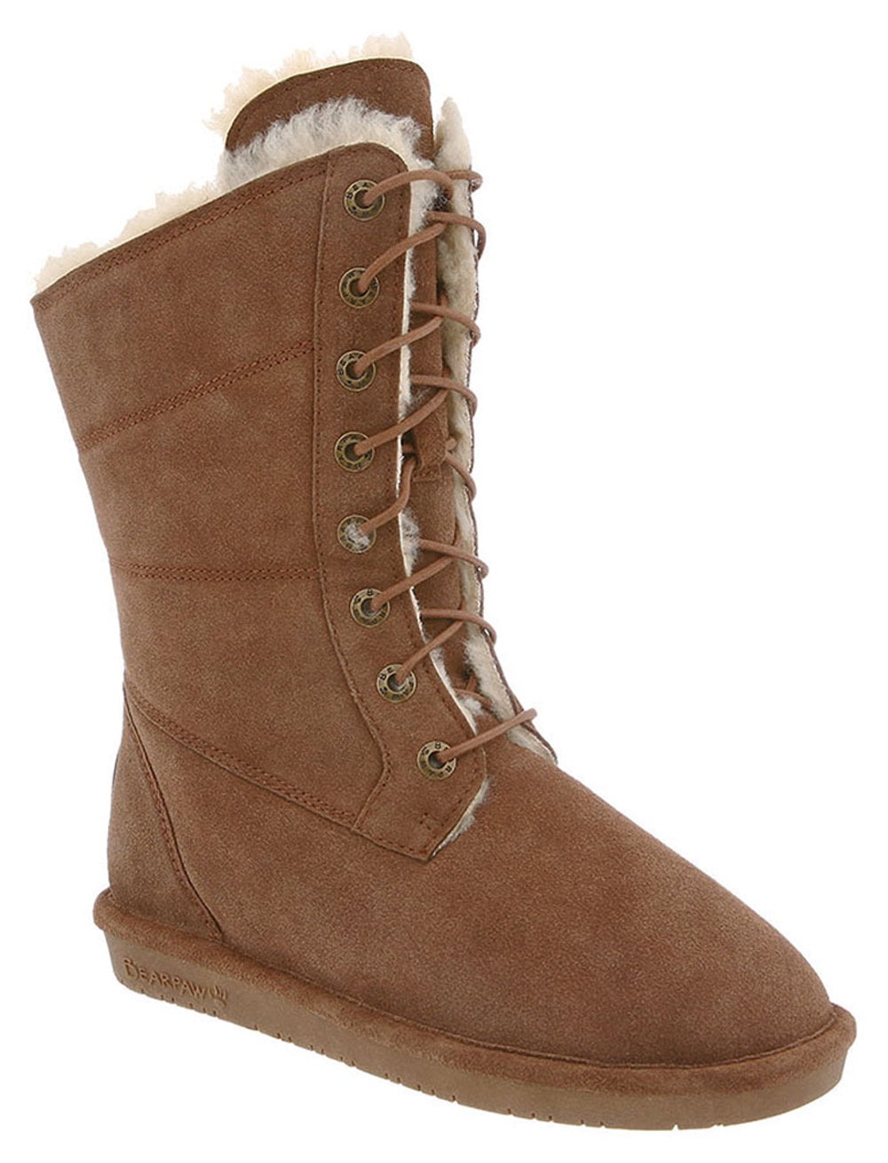 Bearpaw boots hotsell with laces