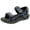 Blue, variant on UngA Sandals Kids Baby Boys and Toddler Everyday Double Buckle Slide Sandals with Backstrap Blue,13.5