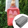 thumbnail image 3 of Cateissary Waterproof Shoe Storage Bag Portable Zipper Camping Carrier Office Pouch Clothing Bedroom Bathroom Handle with Organizer Type3 NO3 Cateissary BB0557-00, 3 of 6
