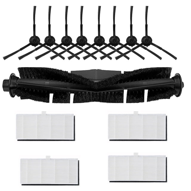 Reemplazo de robots de barrido Allinless Filtros Hepa cepillos laterales para aspiradora Xiaomi Lydsto R1