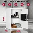 thumbnail image 3 of Tigerking 1.8 Cu. ft. Medium Digital Safe Box for Home, Combination Lock Safes with Removable Shelf, White, 3 of 6