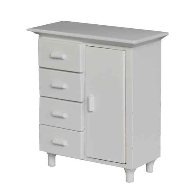 Mini muebles de casa, armario con cajones, muebles de madera, modelo de mini armario, decoración