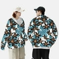thumbnail image 3 of KLL Lilies Flowers Print Men's Women’s UPF 50+ Sun Protection Outdoor Hoodie Jacket Long Sleeve Fishing Hiking Performance Shirt-3X-Large, 3 of 6