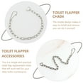 thumbnail image 3 of Toilet Flapper Lift Replacement Handle Chain Chains Kit Stainless Steel Metal Supplies, 3 of 8