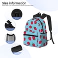 thumbnail image 5 of Lsque Strawberries Classic Casual Backpack - Large Capacity Water-Resistant Backpack for School, Work, Travel, and Outdoor Activities, 5 of 8