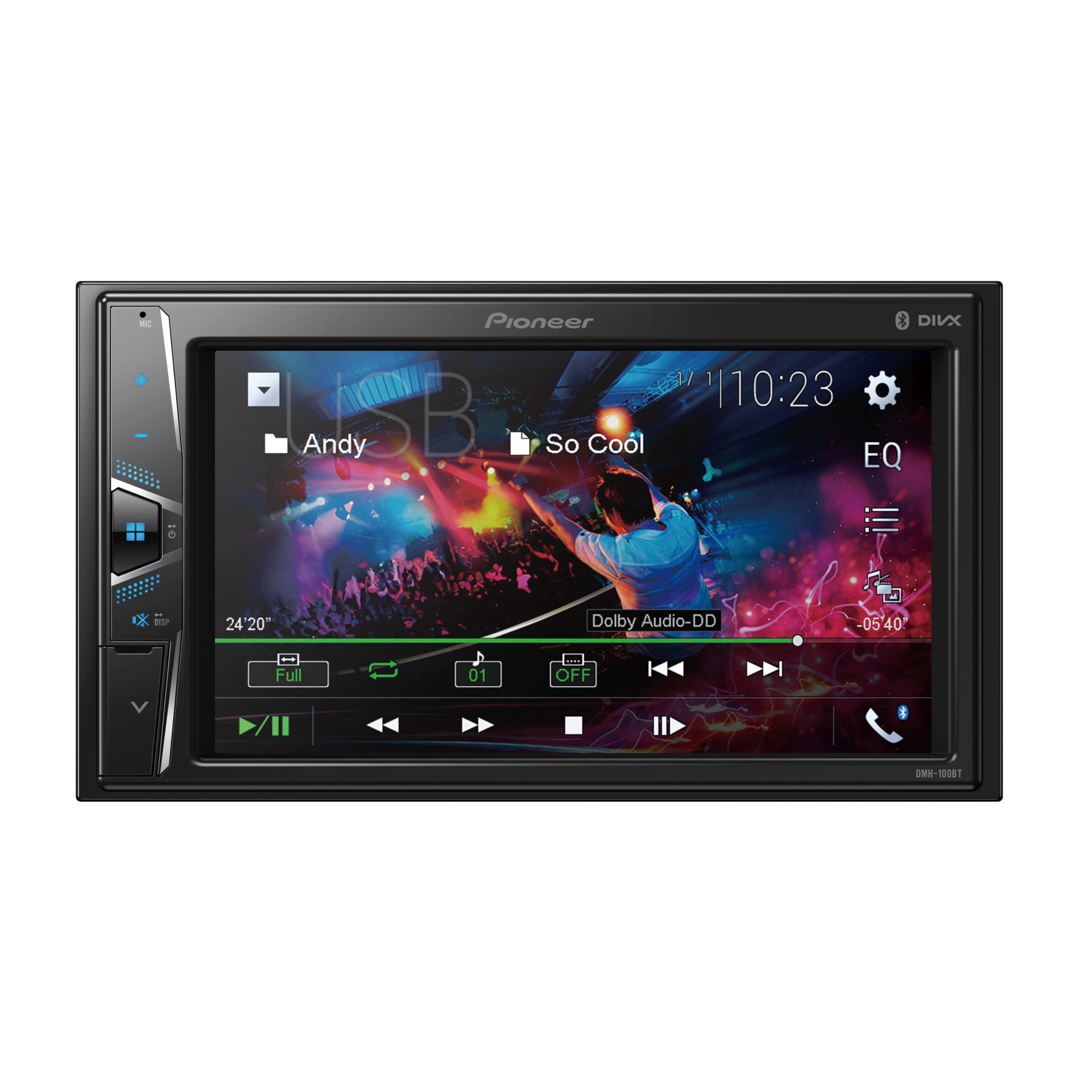 Pioneer DMH-100BT 6.2" - WVGA Display, Built-in Bluetooth - Digital Media Receiver