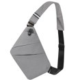 thumbnail image 1 of Sling Bag AntiTheft Crossbody Bag for Women Men Sling Backpack Multipurpose Travel Essentials Hiking Chest Bag Daypack Gray, 1 of 5