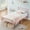 Pink, variant on Twin Size Bed Frame with Iron-Art Sweet Heart Headboard, Metal Platform Bed Frame for Girls and Boys, No Box Spring Needed, Easy Assembly, Pink