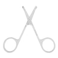 thumbnail image 5 of Mavis Laven Beauty Tools,Stainless Steel Round Nose Scissors,Stainless Steel Round Nose Nose Hair Scissors Safe Clean Beauty Scissors For Nose Eyebrows Eyelashes Men Moustache, 5 of 8