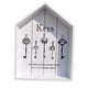 thumbnail image 1 of Llavero de madera para pared, organizador de ganchos para llaves, decoración del hogar, 25x5,5x33,5 cm, multifuncional, hecho a mano, para decoración ,, 1 of 8