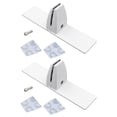 Fireplaces Screen Holder Metal Brackets For Stable No Drill ...