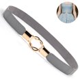 thumbnail image 2 of Ceinture Élastique Rétro pour Femmes Boucle en Métal Large, 2 of 9