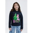 thumbnail image 2 of Universal Studios Wicked Elphaba Glinda Fleece Drop Shoulder Pullover Hoodie Toddler to Big Kid, 2 of 5