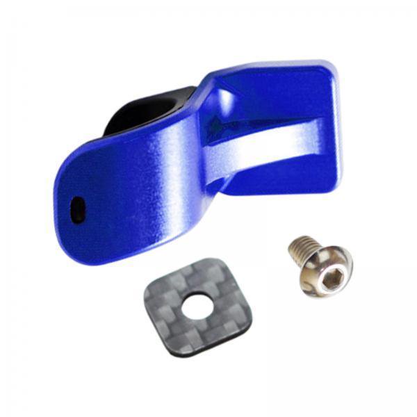 Ganchos De Horquilla Delantera Con Hebilla Tipo L De Aluminio Para Bicicleta Plegable Sunnimix Azul